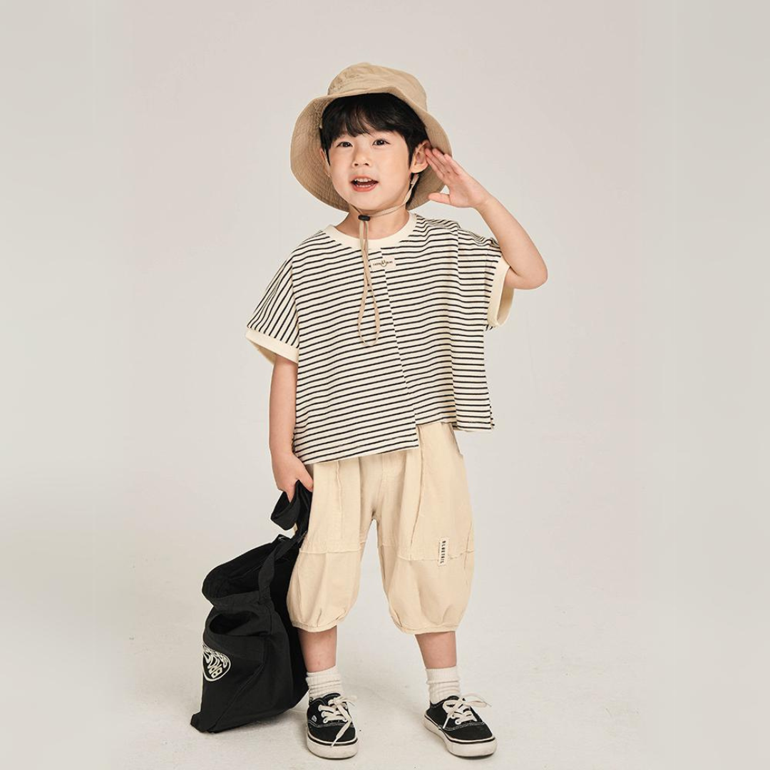 ボーダーリラックスTシャツ