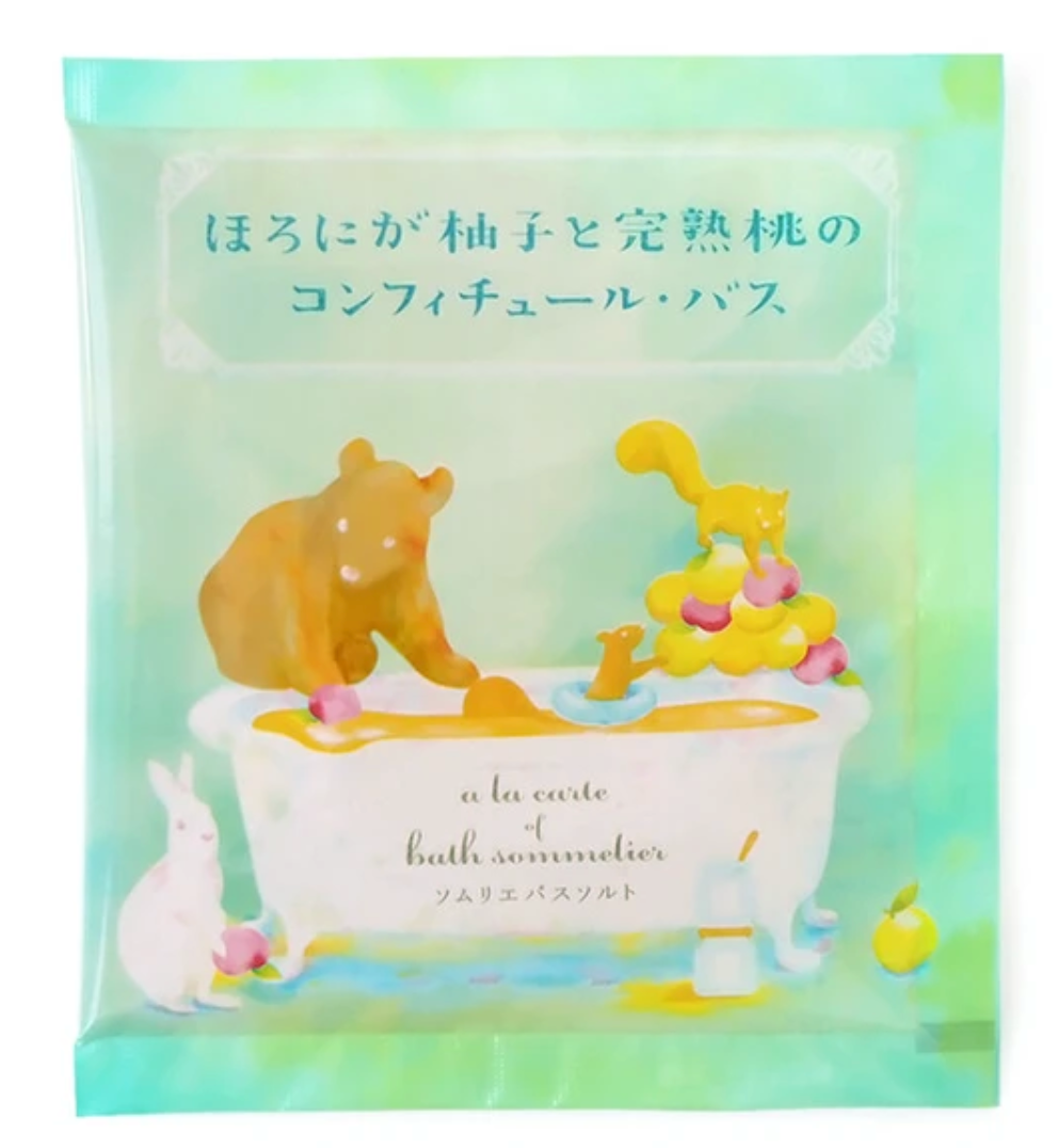 【ソムリエ】バスソルト ヒアルロン酸・コラーゲンなどを贅沢に配合した入浴剤