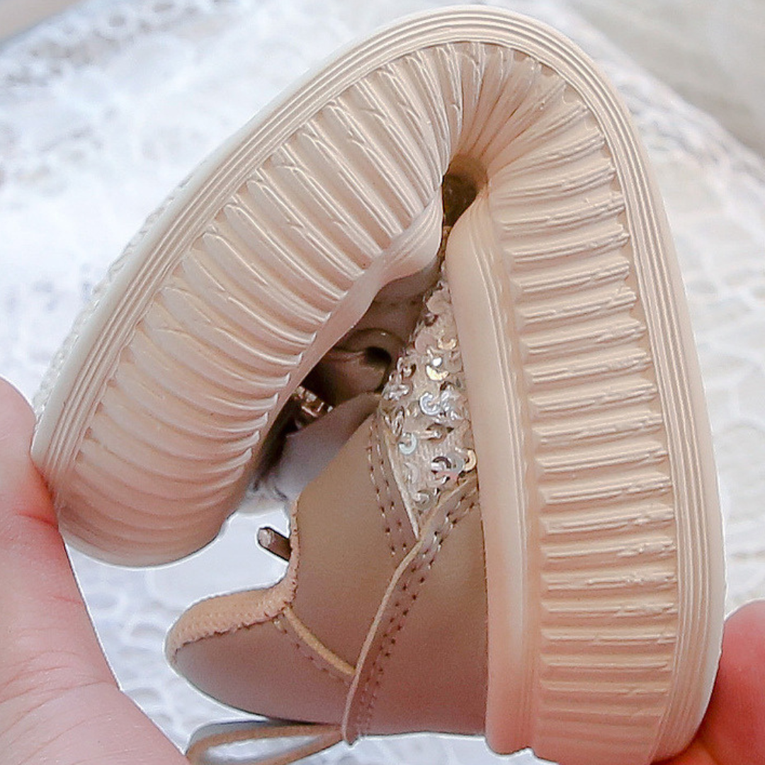 ジュエリーデコキッズスニーカー オフホワイト