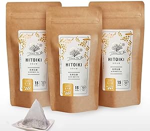 【送料無料】HITOIKI 白茶 ティーバッグ (白茶金木犀ブレンド, (2gx15T) 1袋) 福鼎白茶 中国茶 日本基準茶葉加工 茶園提携