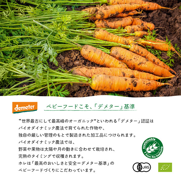【ホレ】有機スムージー パンダピーチ オーガニック ベビーフード