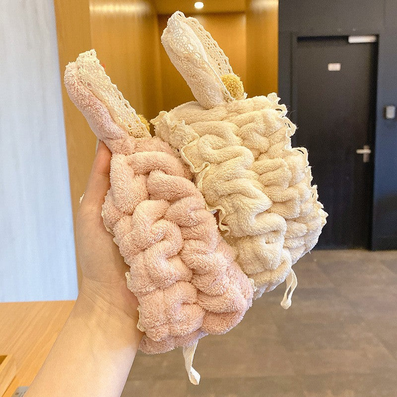 タオル ウサギ ヘアターバン