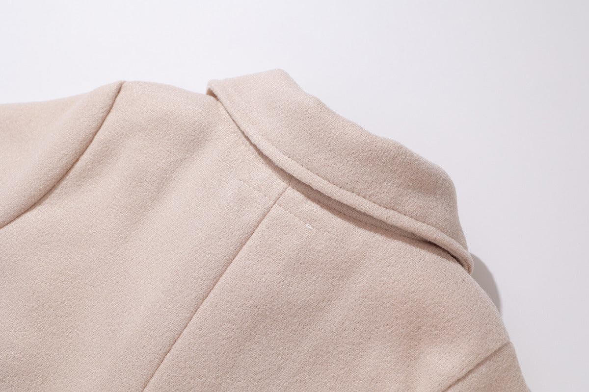 ガールズクラシックロングコート オフホワイト