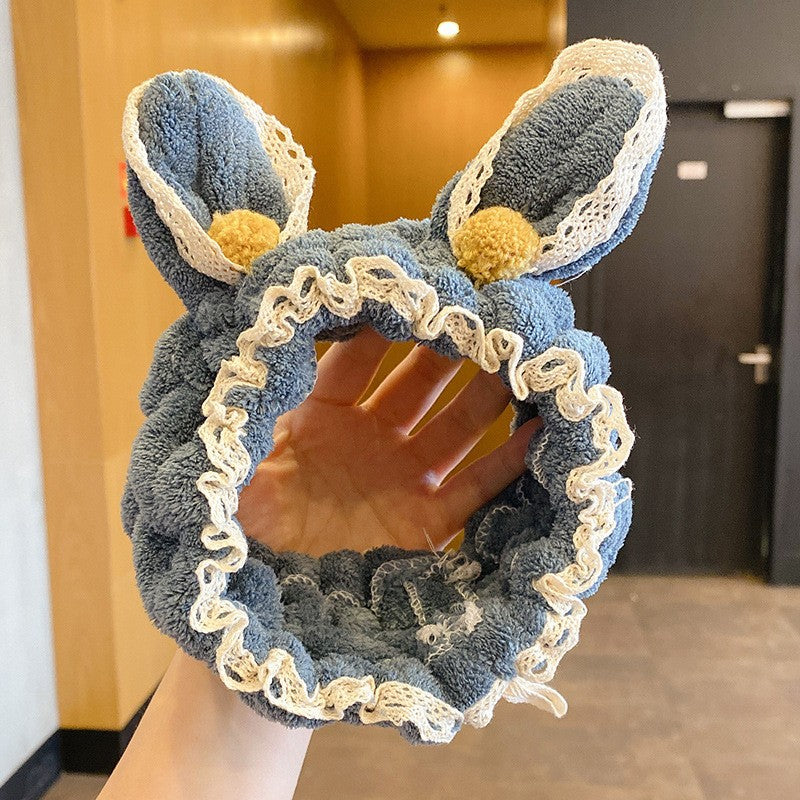 タオル ウサギ ヘアターバン