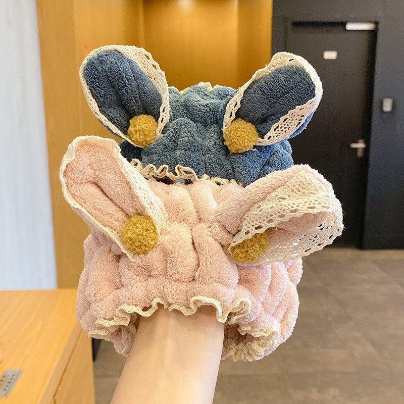 タオル ウサギ ヘアターバン