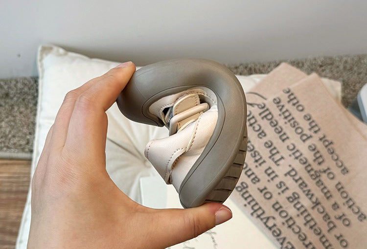 ナチュラル ホワイト トゥカバー サンダル