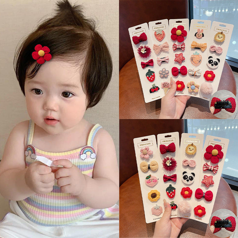 ベビーヘアクリップ x 5 セット