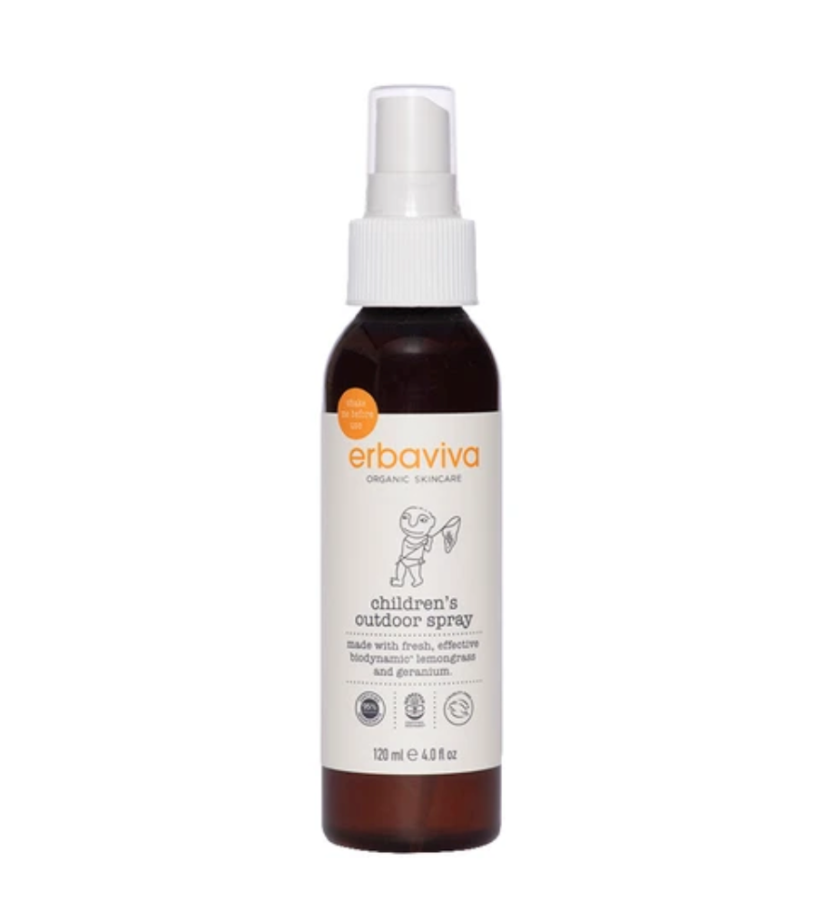【erbaviva エルバビーバ】オーガニック虫よけ チルドレン アウトドアスプレー 120ml