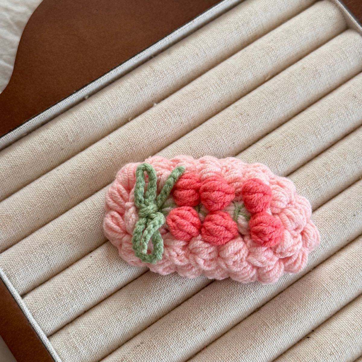 果実モチーフキッズヘアクリップ