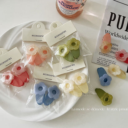 フラワークリアヘアピンセット