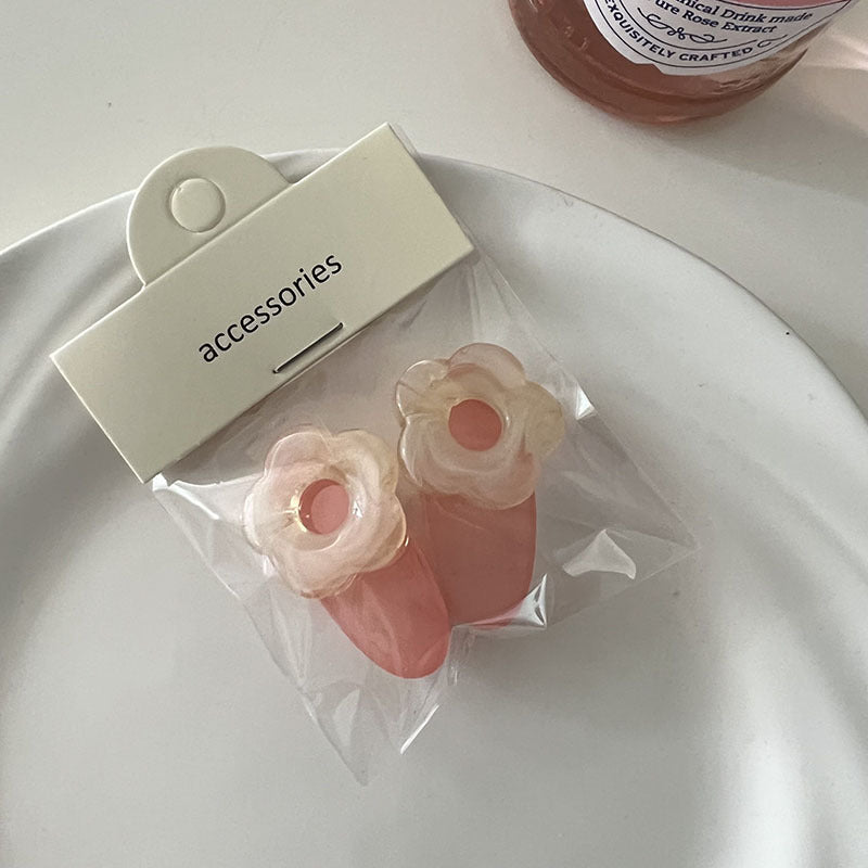 フラワークリアヘアピンセット