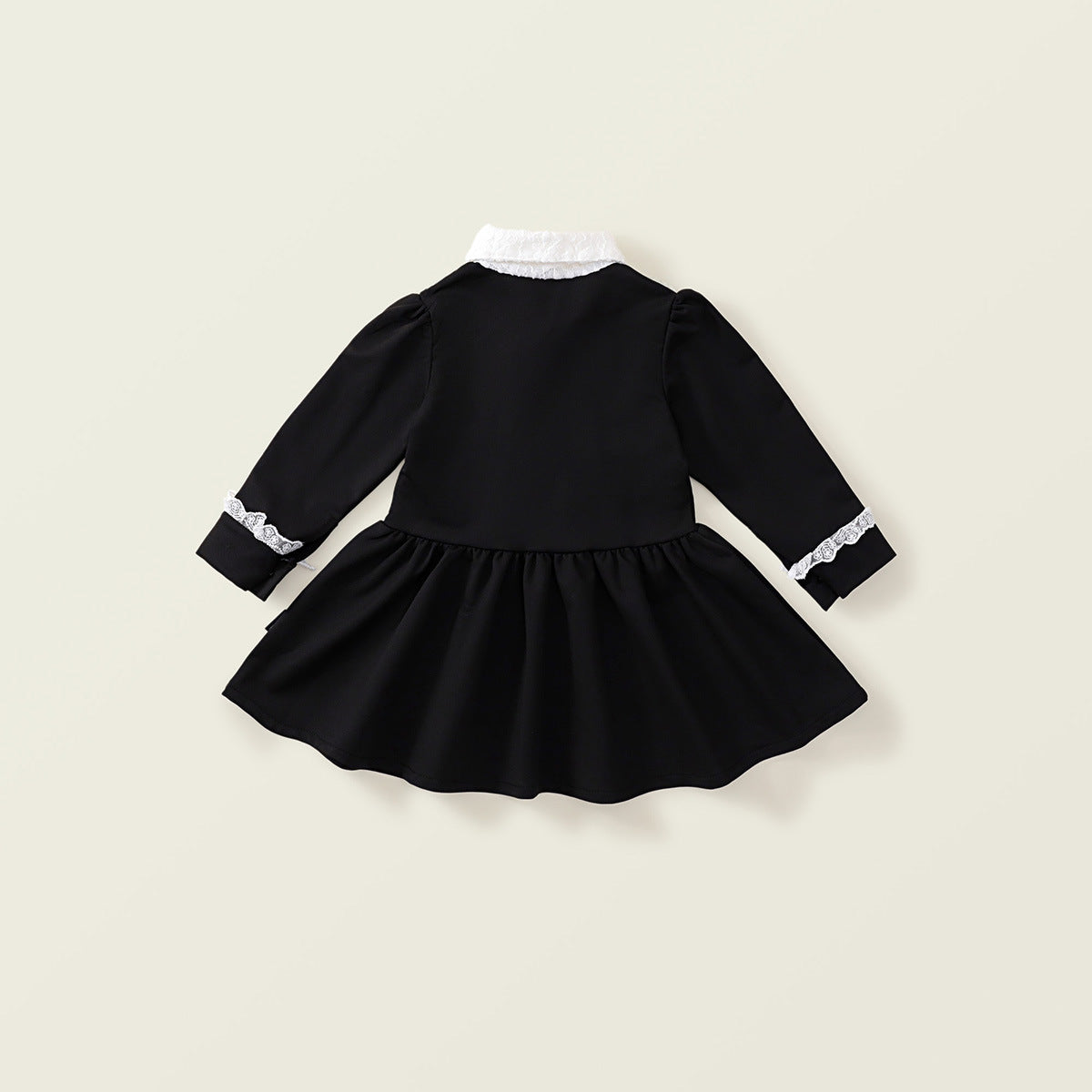 [90~140]レースカラー フォーマルワンピース